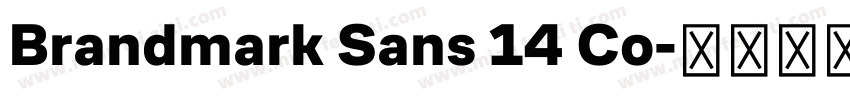 Brandmark Sans 14 Co字体转换